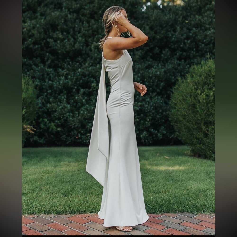NWT Satin Halter Neck Dress